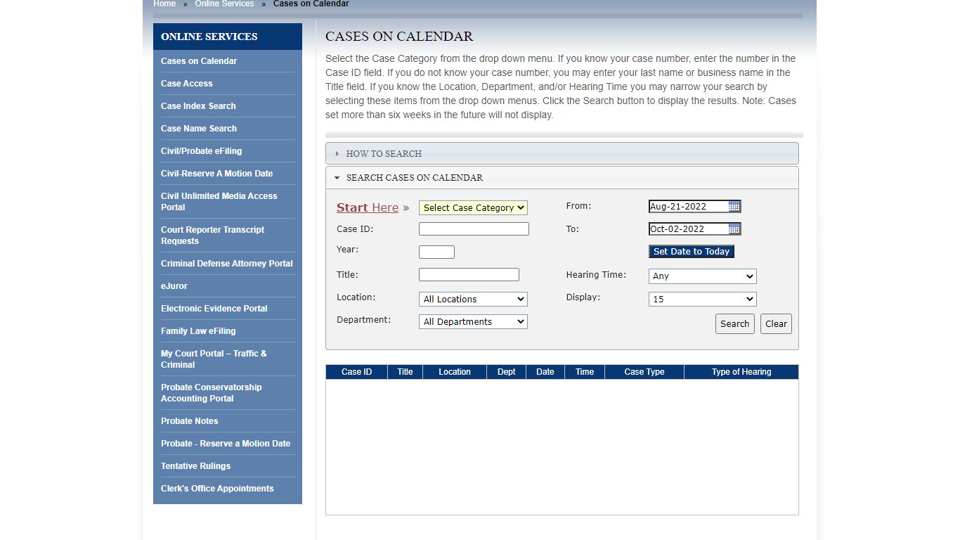 Superior Court of California - County of Orange - occourts.org